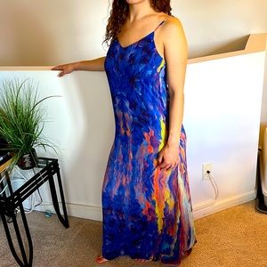Medium lulus maxi tie dye dress